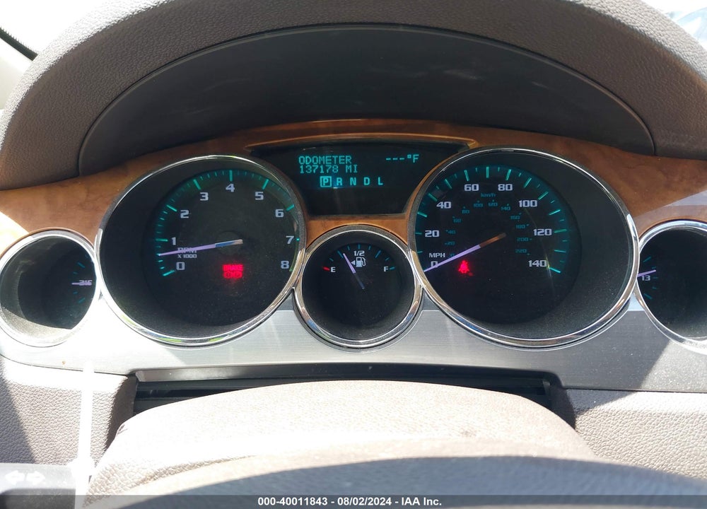 2012 BUICK ENCLAVE PREMIUM VIN: 5GAKVDED6CJ424392