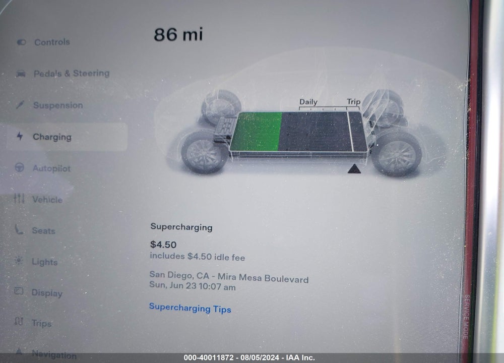 2016 TESLA MODEL X VIN: 5YJXCBE27GF008152