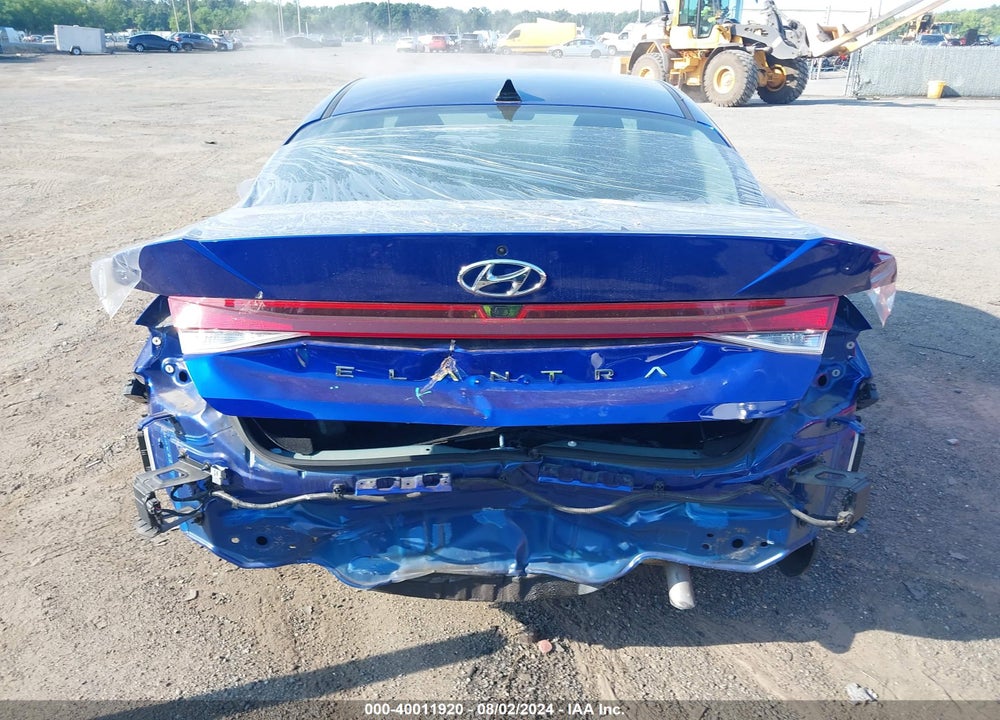 2022 HYUNDAI ELANTRA SEL VIN: KMHLM4AG2NU312949