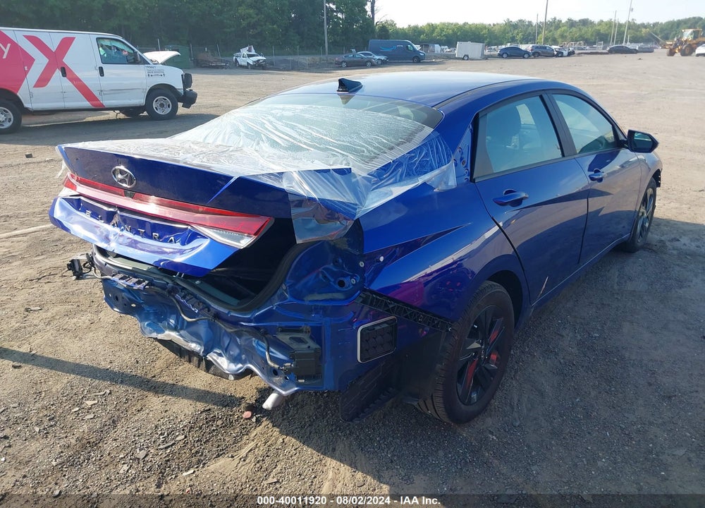 2022 HYUNDAI ELANTRA SEL VIN: KMHLM4AG2NU312949