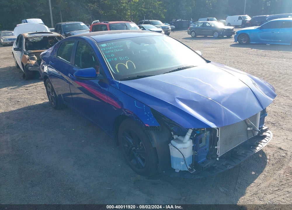 2022 HYUNDAI ELANTRA SEL VIN: KMHLM4AG2NU312949
