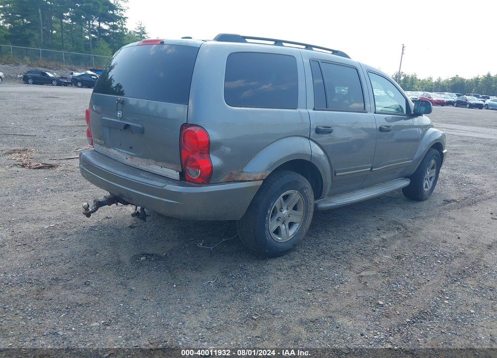 2005 DODGE DURANGO LIMITED VIN: 1D8HB58D15F588255