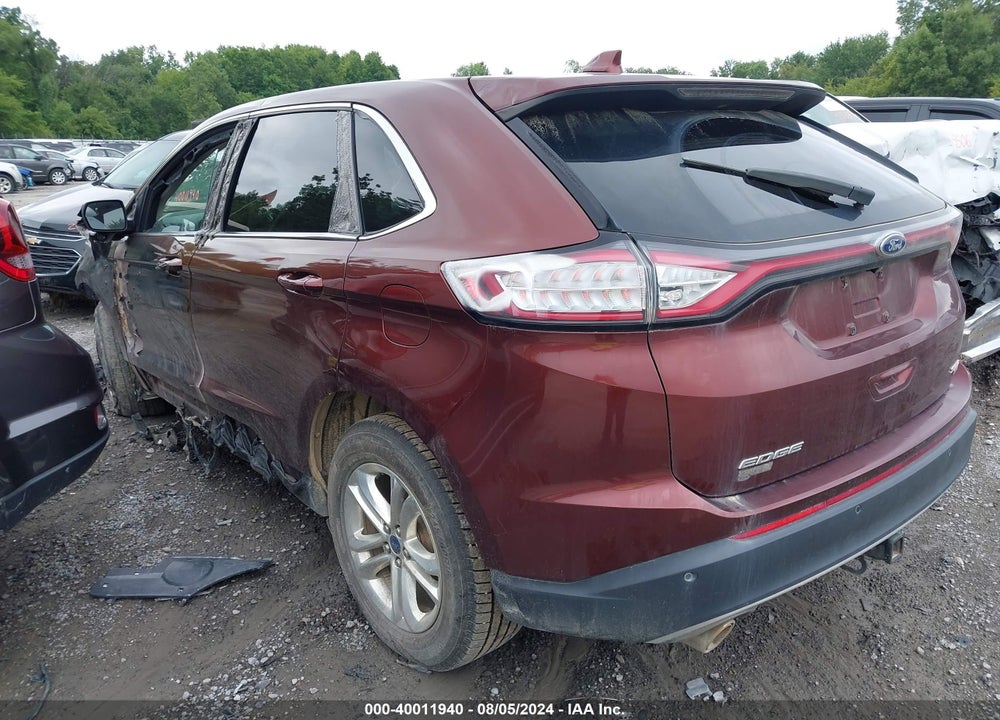 2015 FORD EDGE SEL VIN: 2FMTK4J89FBB59878