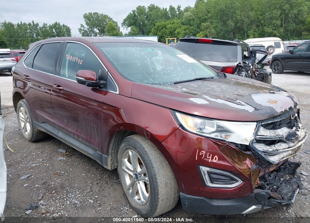 2015 FORD EDGE SEL VIN: 2FMTK4J89FBB59878