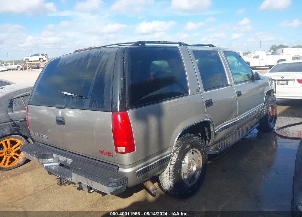 1999 GMC YUKON SLE VIN: 1GKEK13R1XJ770779