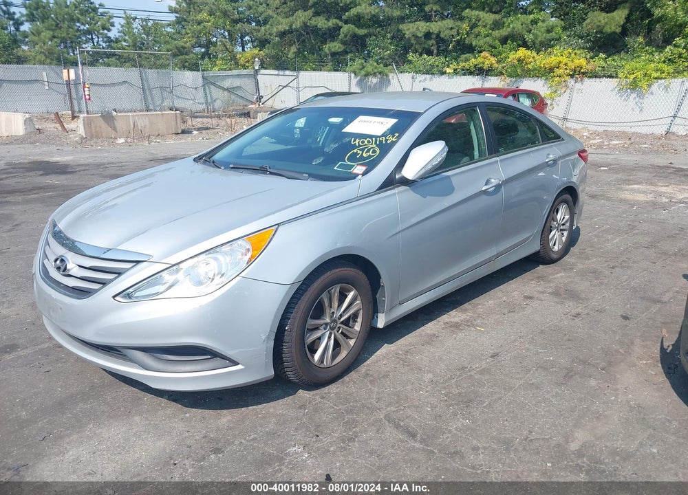 2014 HYUNDAI SONATA GLS VIN: 5NPEB4AC3EH870478