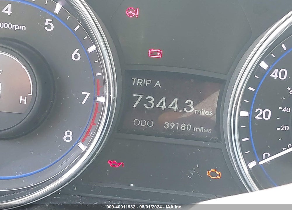 2014 HYUNDAI SONATA GLS VIN: 5NPEB4AC3EH870478