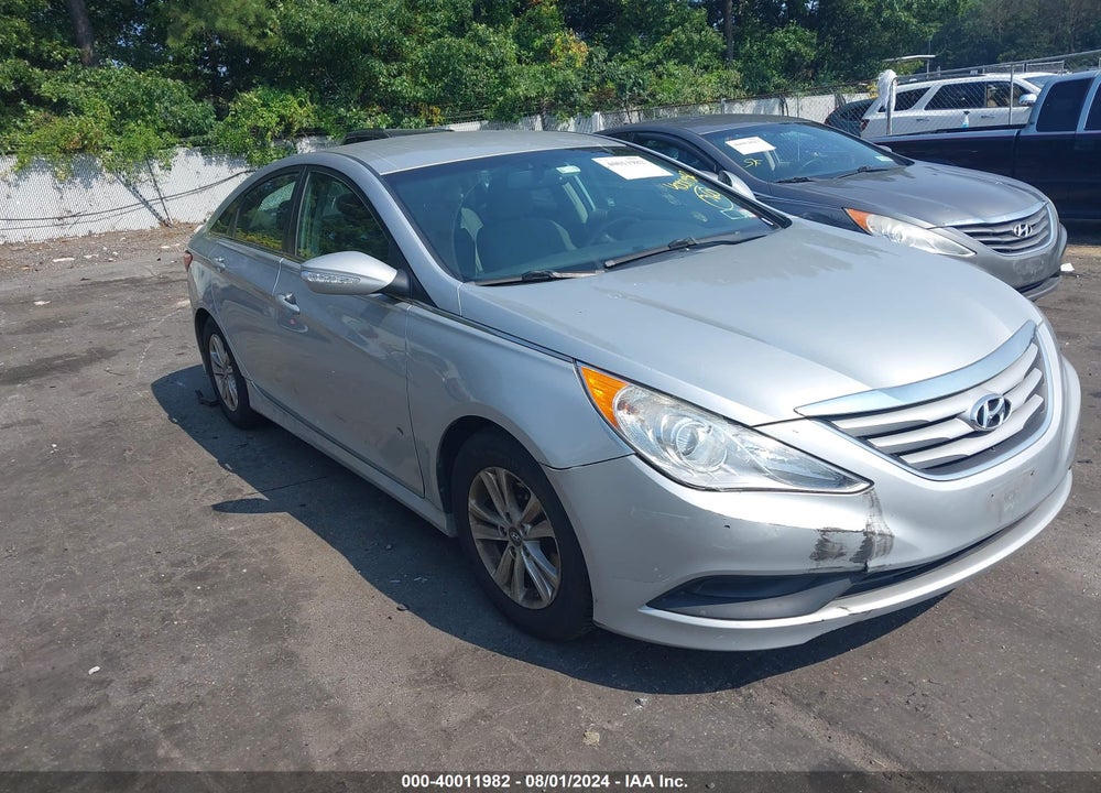 2014 HYUNDAI SONATA GLS VIN: 5NPEB4AC3EH870478