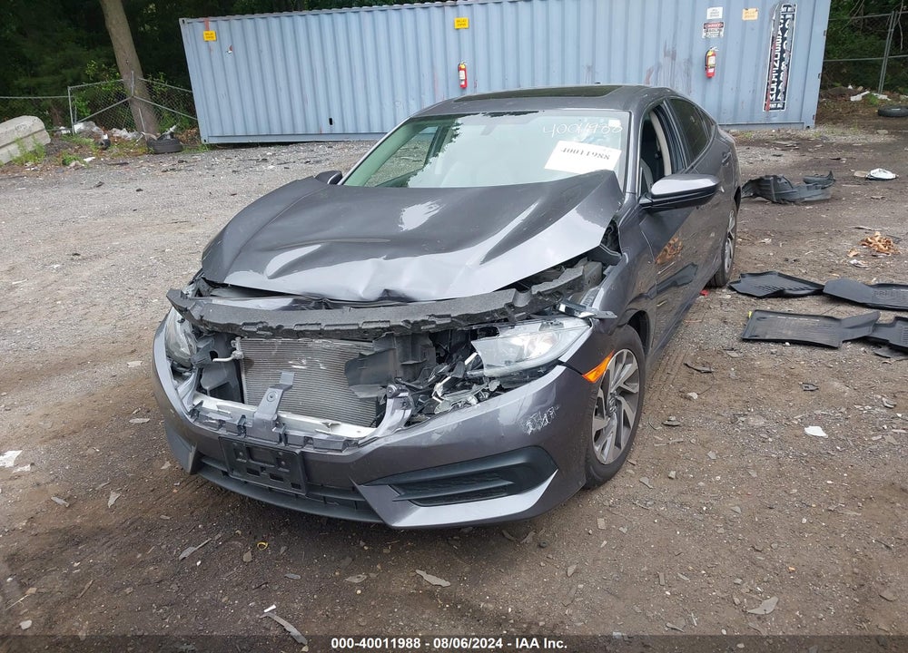 2018 HONDA CIVIC EX VIN: 2HGFC2F75JH588297