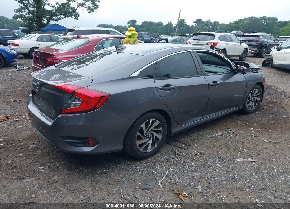 2018 HONDA CIVIC EX VIN: 2HGFC2F75JH588297
