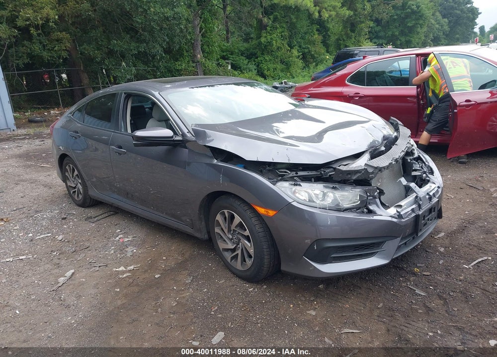 2018 HONDA CIVIC EX VIN: 2HGFC2F75JH588297