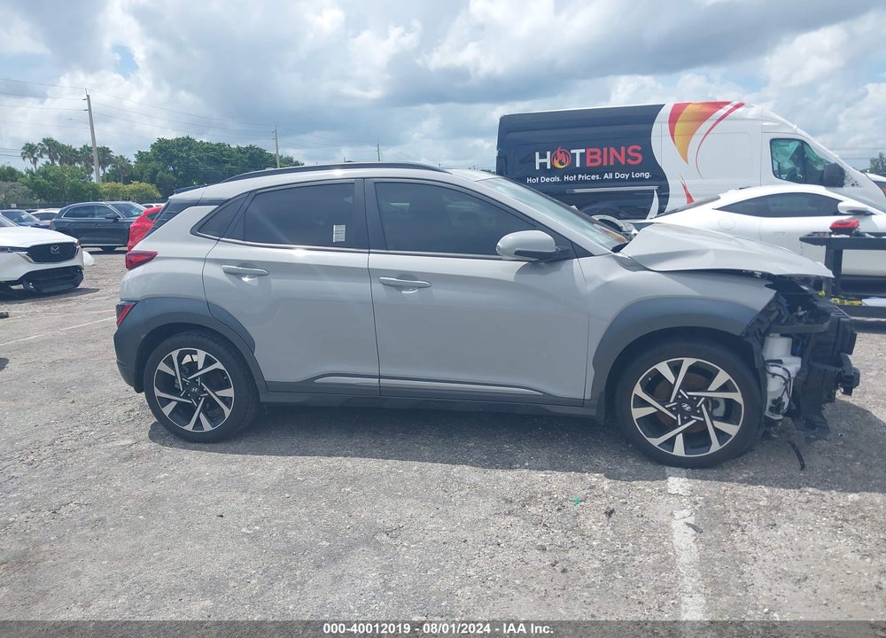 2022 HYUNDAI KONA LIMITED VIN: KM8K53A38NU818141