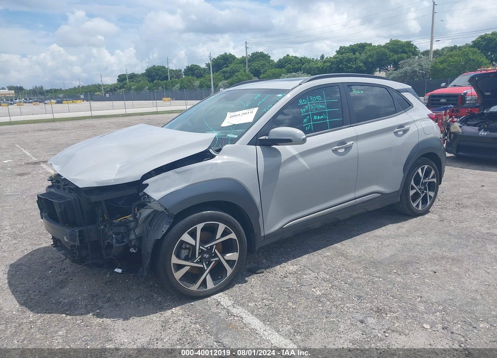 2022 HYUNDAI KONA LIMITED VIN: KM8K53A38NU818141
