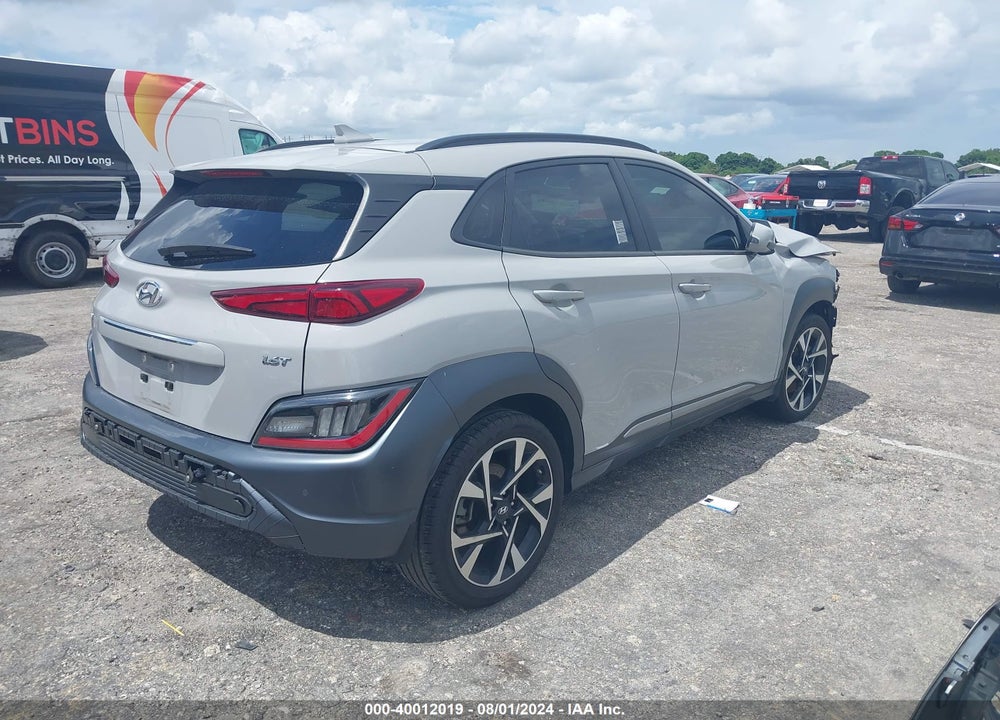 2022 HYUNDAI KONA LIMITED VIN: KM8K53A38NU818141
