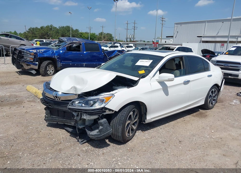 2017 HONDA ACCORD EX-L VIN: 1HGCR2F85HA202397