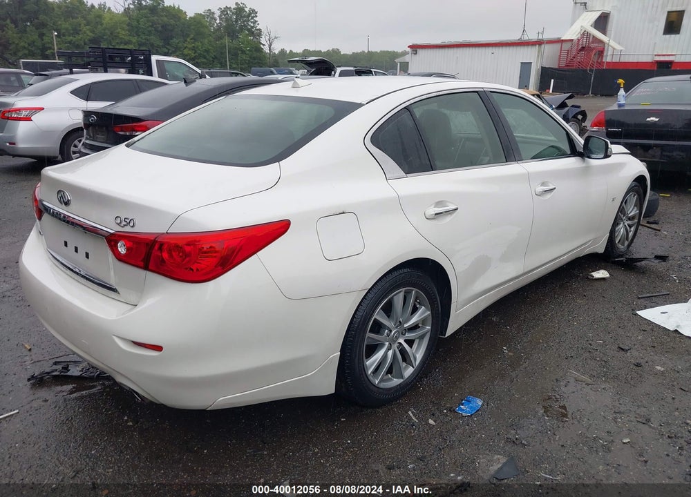 2015 INFINITI Q50 PREMIUM VIN: JN1BV7AR8FM410825