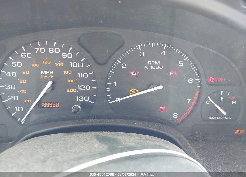 2002 SATURN L-SERIES LW300 VIN: 1G8JW84R22Y509354