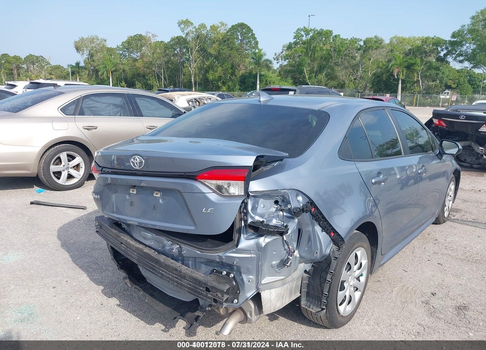 2020 TOYOTA COROLLA LE VIN: 5YFEPRAE1LP105124