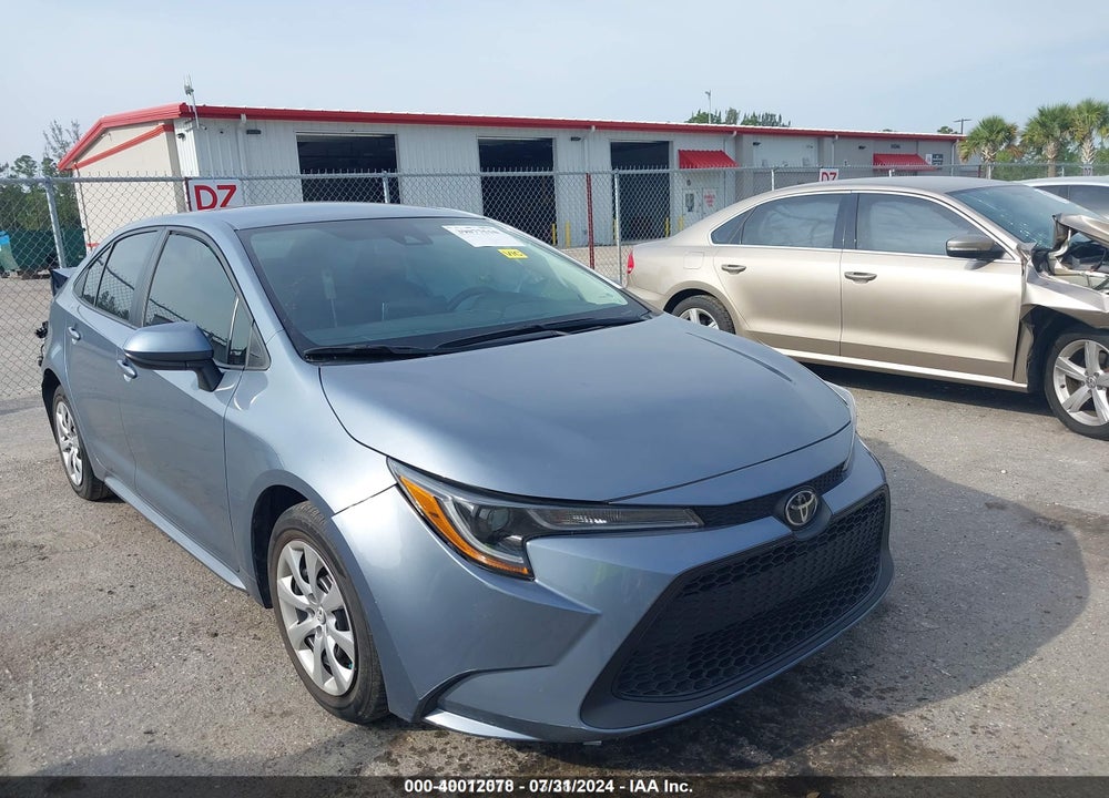 2020 TOYOTA COROLLA LE VIN: 5YFEPRAE1LP105124