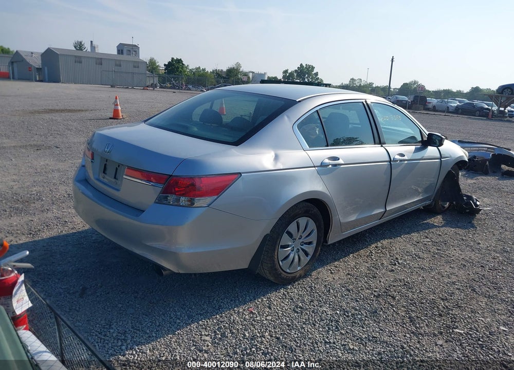 2012 HONDA ACCORD 2.4 LX VIN: 1HGCP2F36CA073217