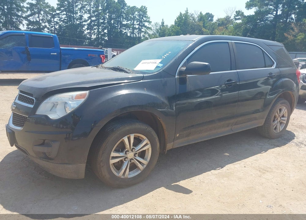 2010 CHEVROLET EQUINOX LS VIN: 2CNALBEW4A6205152