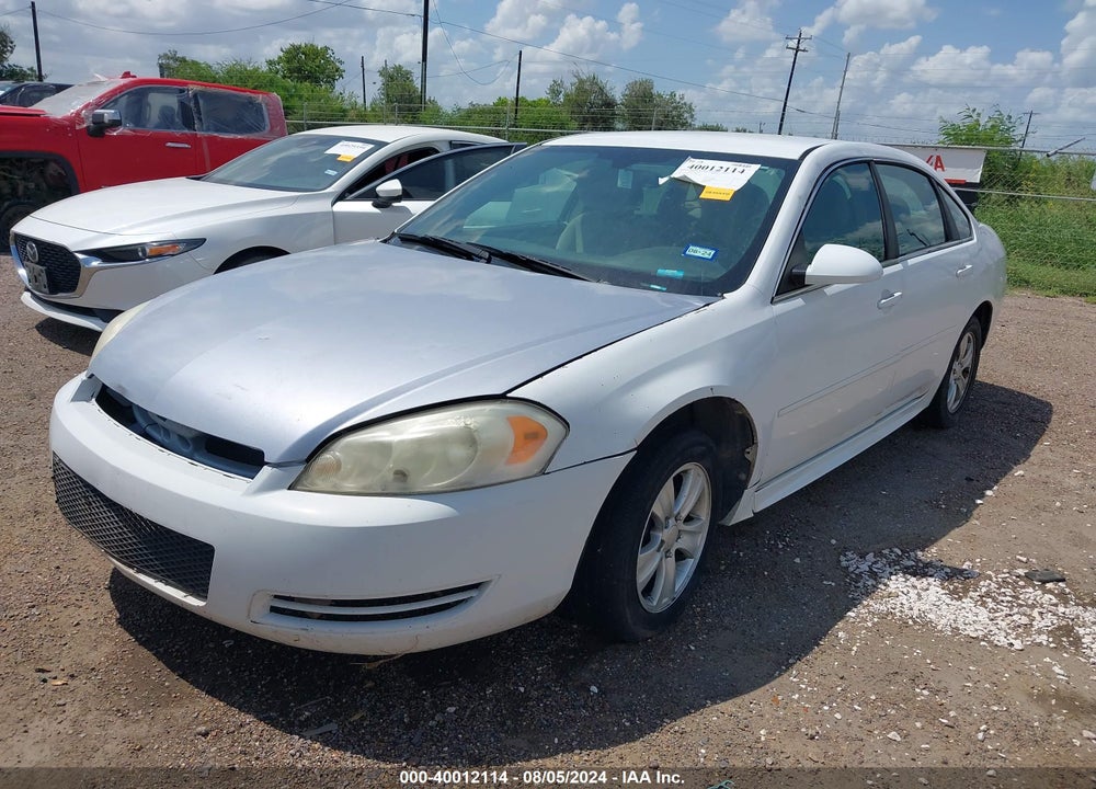 2012 CHEVROLET IMPALA VIN: 2G1WF5E31C1222086