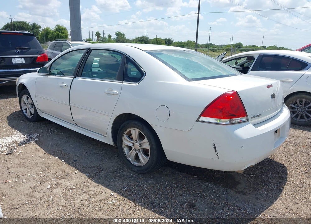 2012 CHEVROLET IMPALA VIN: 2G1WF5E31C1222086