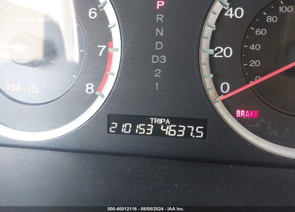 2008 HONDA ACCORD VIN: 1HGCP26358A129090