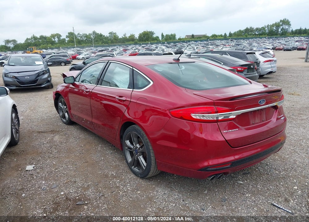 2017 FORD FUSION SPORT VIN: 3FA6P0VP0HR205489