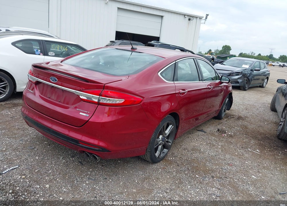 2017 FORD FUSION SPORT VIN: 3FA6P0VP0HR205489