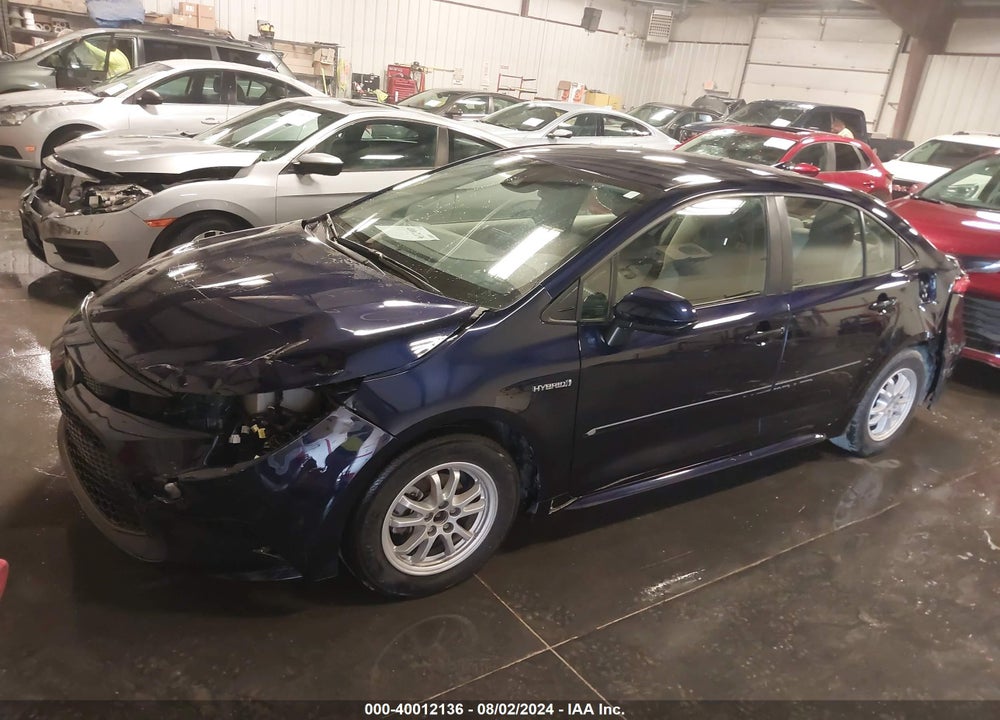 2021 TOYOTA COROLLA HYBRID LE VIN: JTDEAMDE1MJ032312