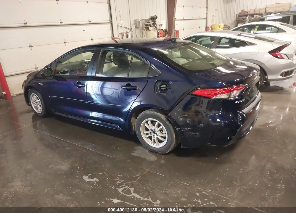 2021 TOYOTA COROLLA HYBRID LE VIN: JTDEAMDE1MJ032312