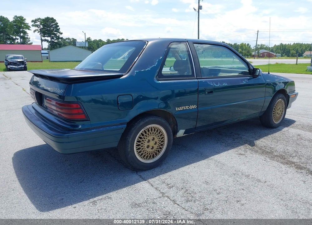 1992 PLYMOUTH SUNDANCE DUSTER VIN: 3P3XP6439NT273255