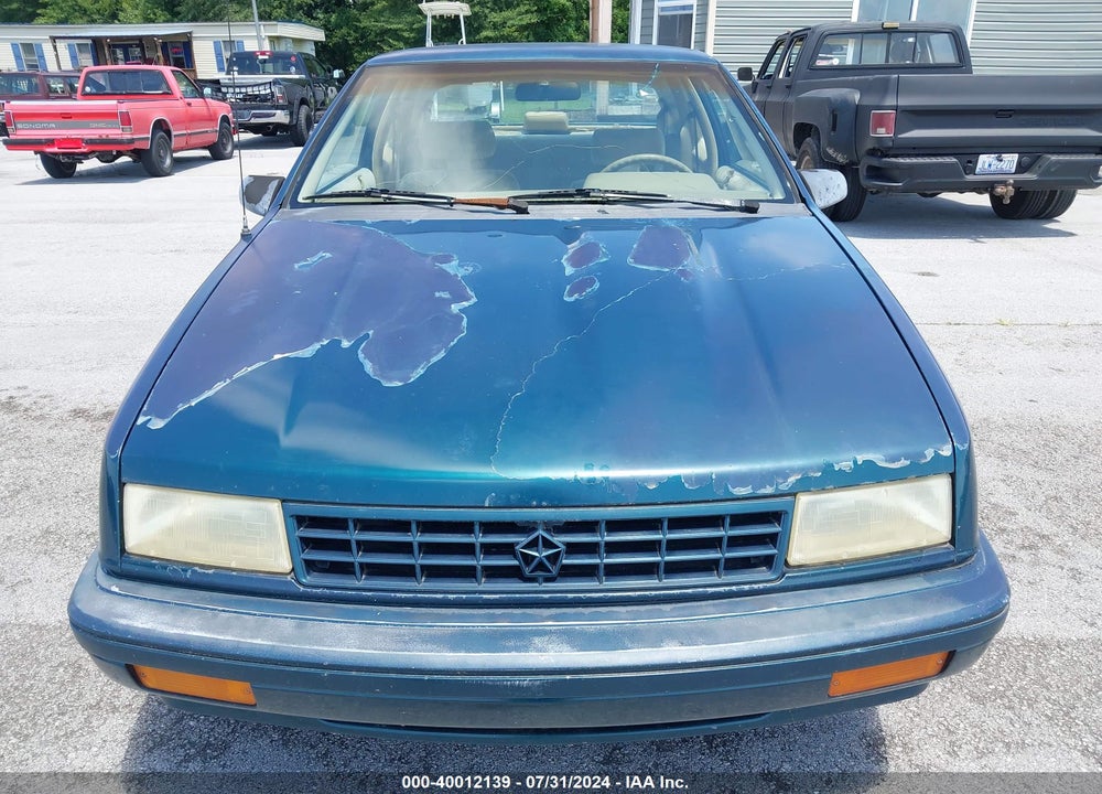 1992 PLYMOUTH SUNDANCE DUSTER VIN: 3P3XP6439NT273255