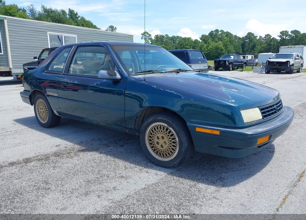 1992 PLYMOUTH SUNDANCE DUSTER VIN: 3P3XP6439NT273255