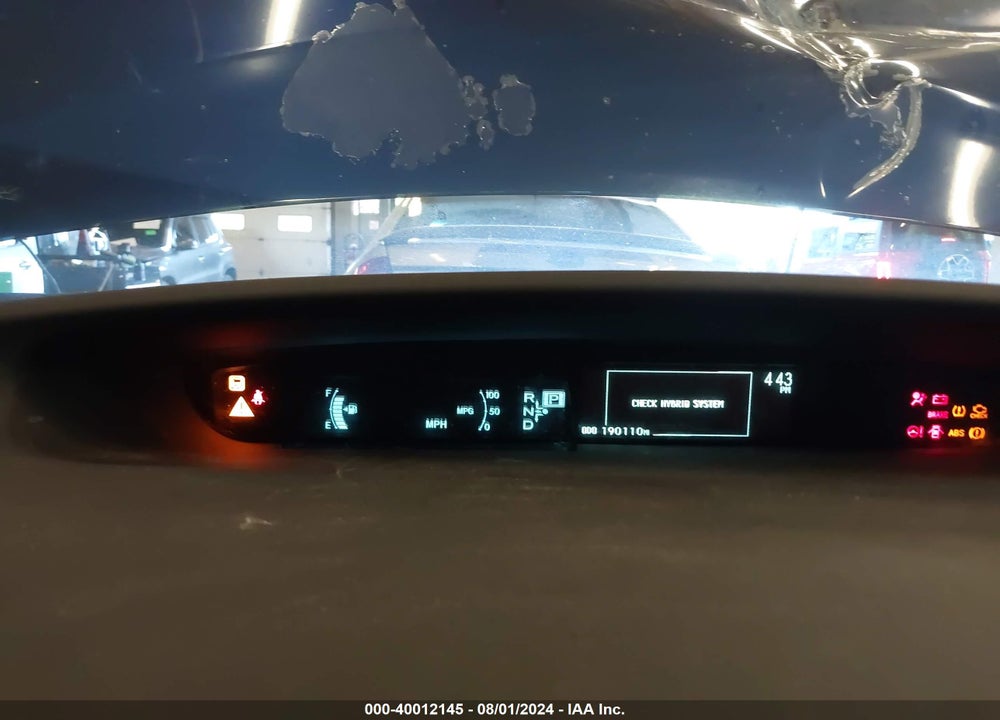 2011 TOYOTA PRIUS TWO VIN: JTDKN3DU5B1439779