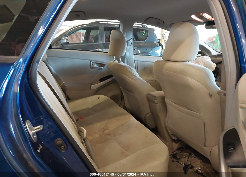 2011 TOYOTA PRIUS TWO VIN: JTDKN3DU5B1439779
