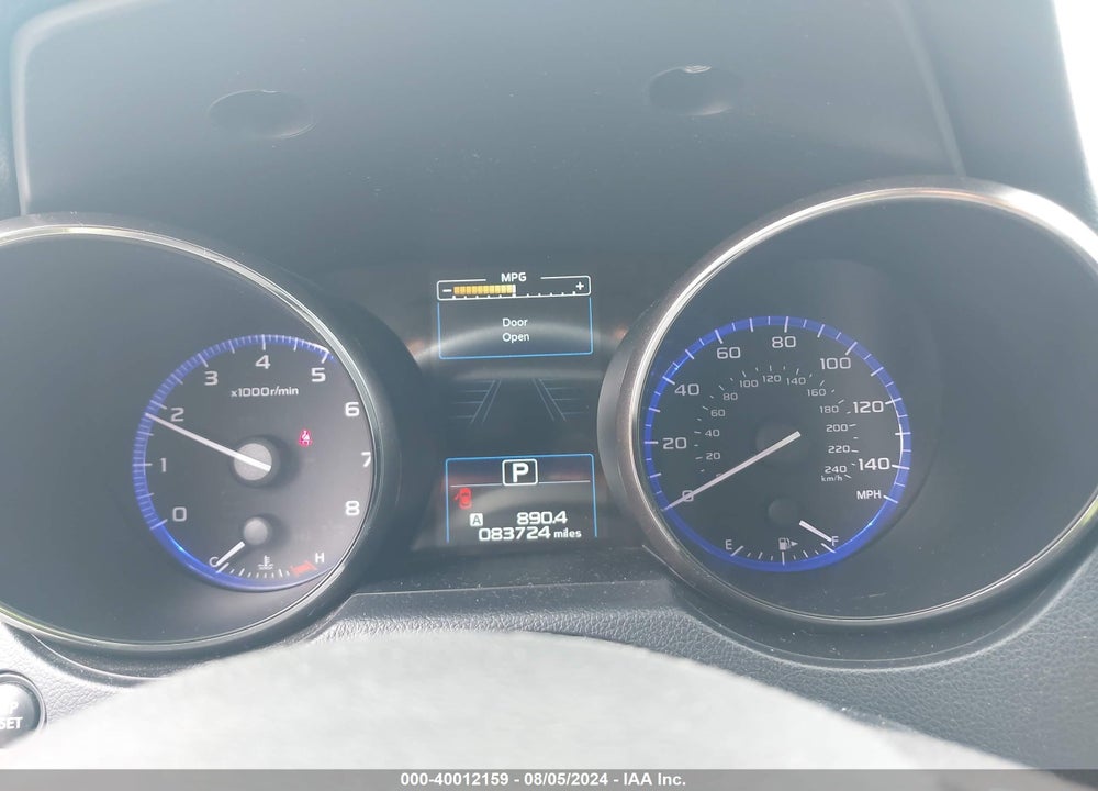 2019 SUBARU OUTBACK 2.5I PREMIUM VIN: 4S4BSAFC3K3258164