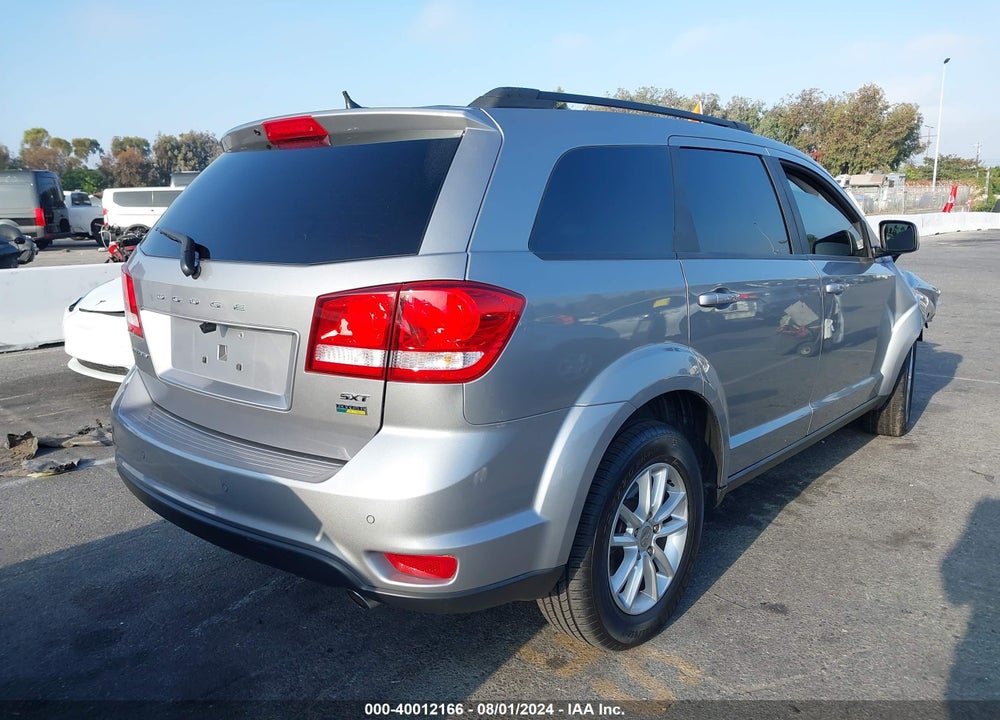 2016 DODGE JOURNEY SXT VIN: 3C4PDCBG3GT231566