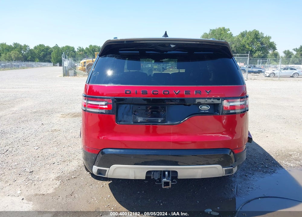2017 LAND ROVER DISCOVERY HSE LUXURY VIN: SALRHBBV7HA021351
