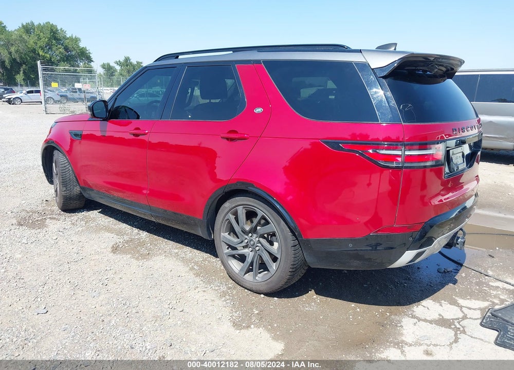 2017 LAND ROVER DISCOVERY HSE LUXURY VIN: SALRHBBV7HA021351