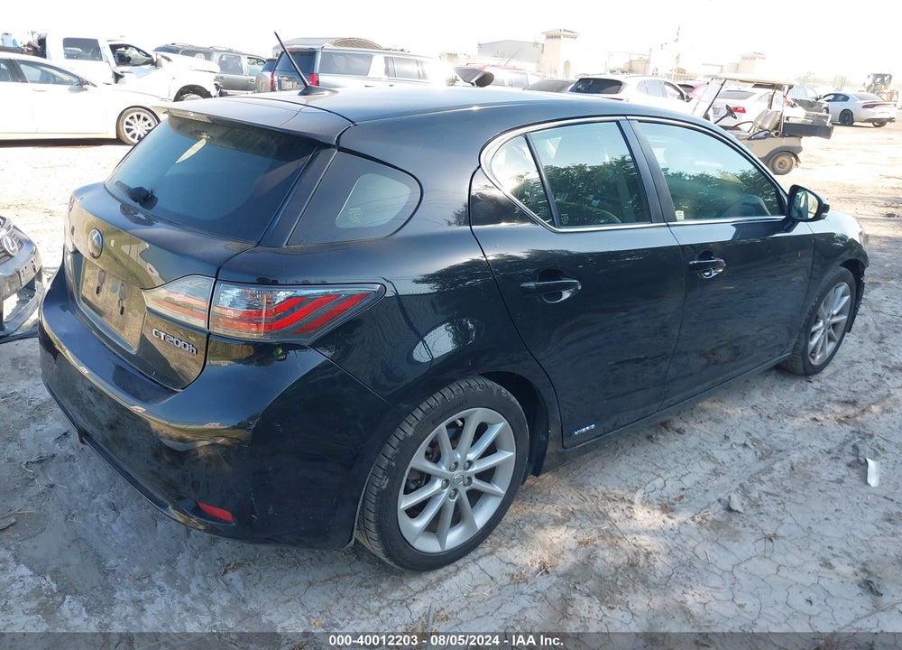 2013 LEXUS CT 200H VIN: JTHKD5BH0D2159624