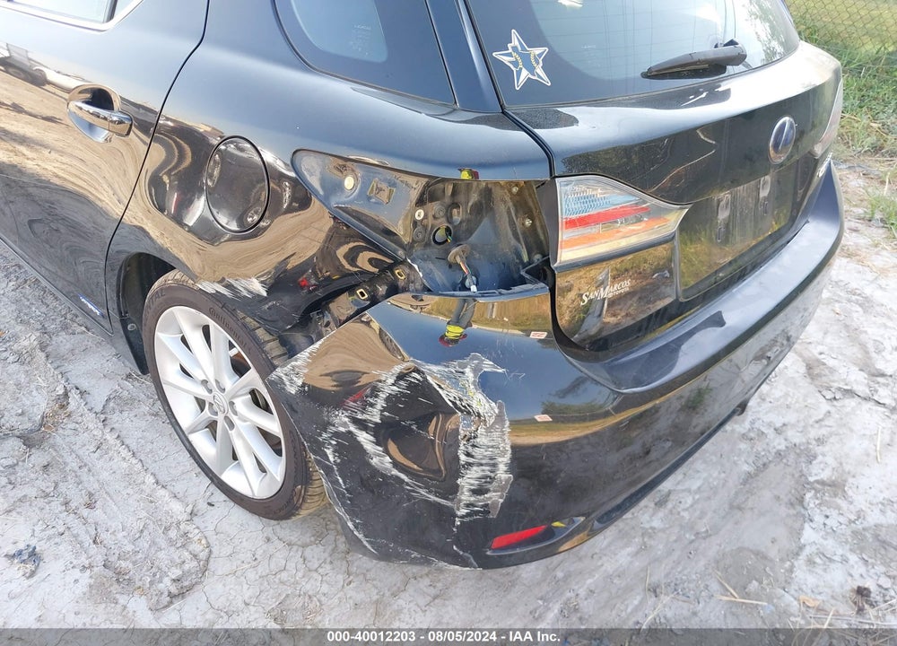 2013 LEXUS CT 200H VIN: JTHKD5BH0D2159624