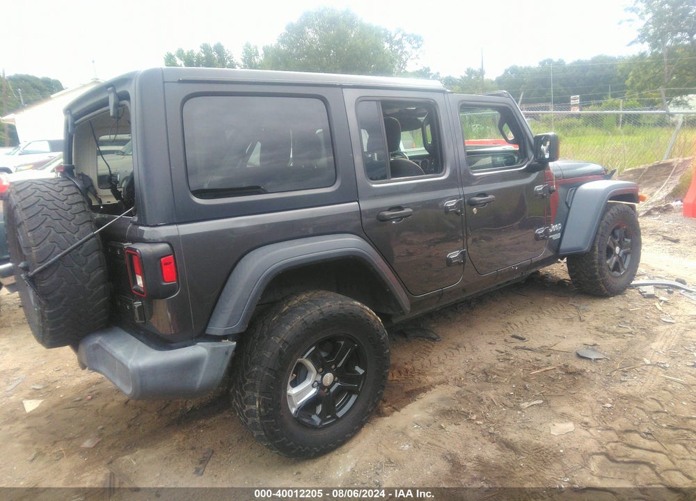 2018 JEEP WRANGLER UNLIMITED SPORT S 4X4 VIN: 1C4HJXDN2JW207518