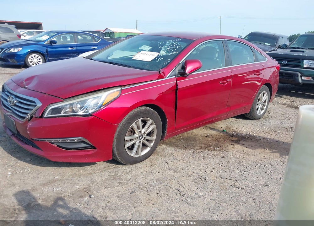 2015 HYUNDAI SONATA SE VIN: 5NPE24AF0FH177606