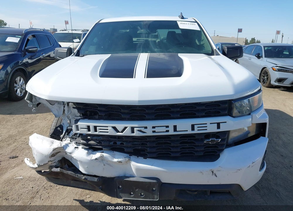 2022 CHEVROLET SILVERADO 1500 LTD 2WD SHORT BED CUSTOM VIN: 1GCPWBEK9NZ216211
