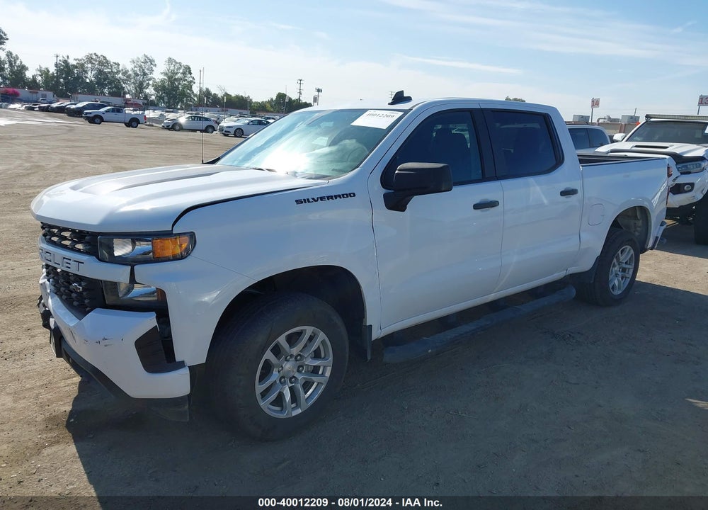 2022 CHEVROLET SILVERADO 1500 LTD 2WD SHORT BED CUSTOM VIN: 1GCPWBEK9NZ216211