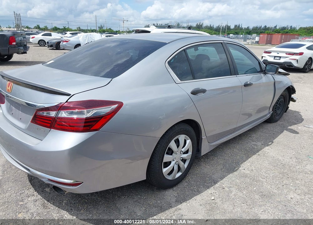 2016 HONDA ACCORD SPORT VIN: 1HGCR2F55GA042378