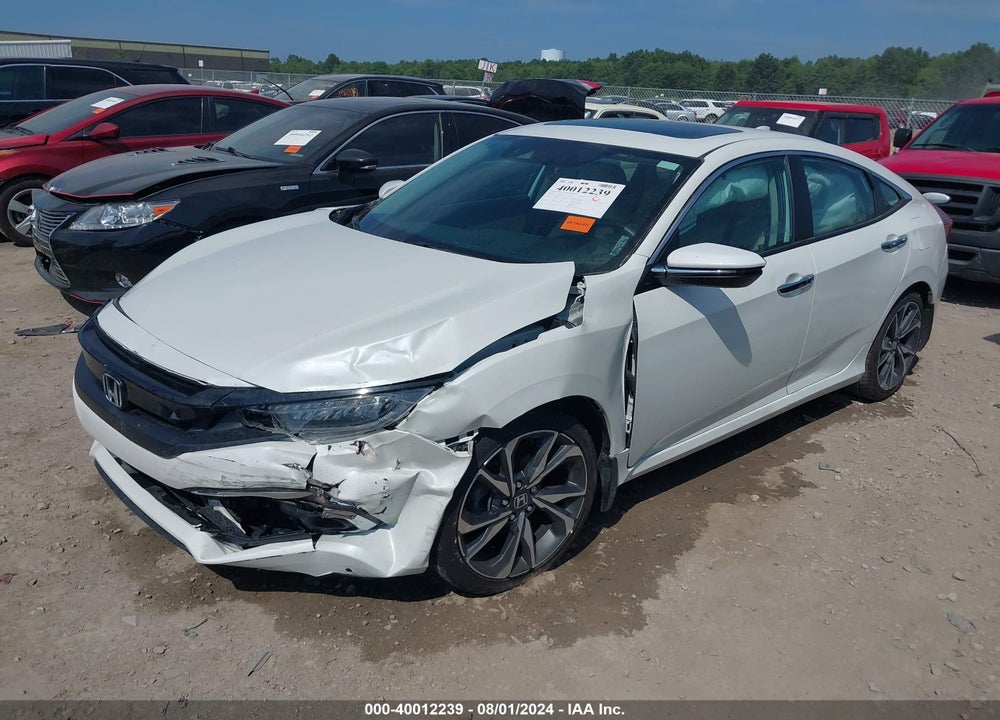 2020 HONDA CIVIC TOURING VIN: 19XFC1F96LE017569