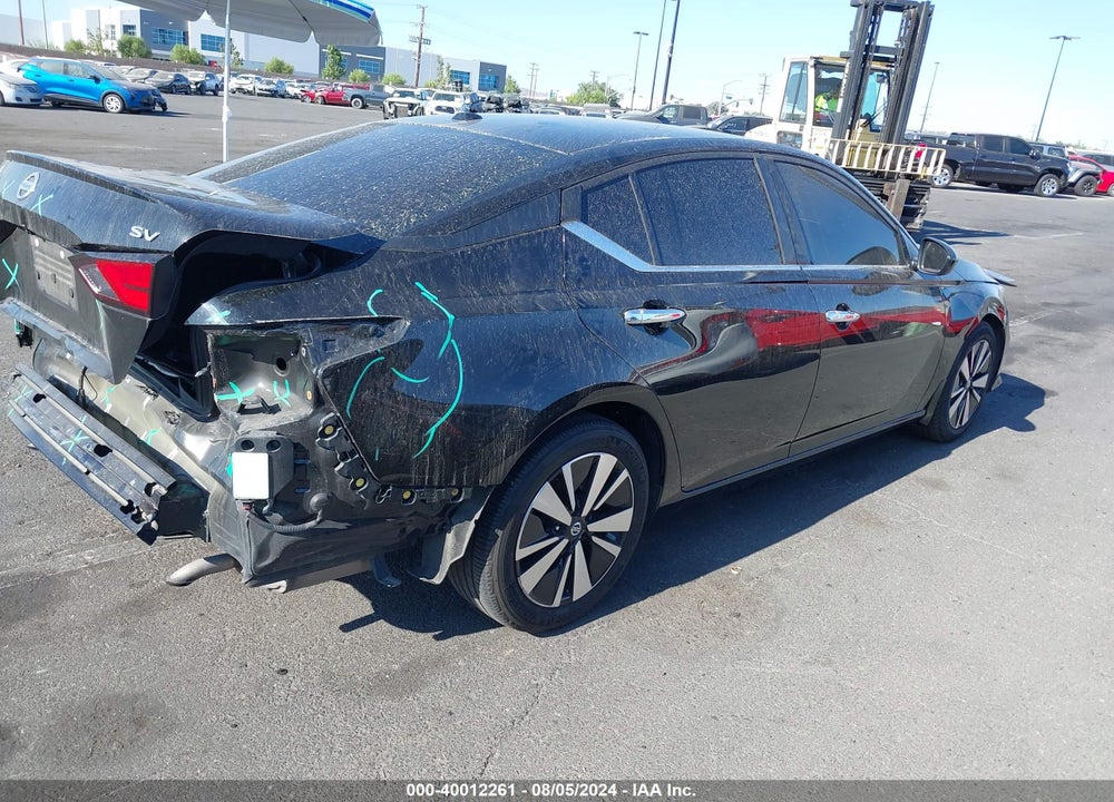 2022 NISSAN ALTIMA SV FWD VIN: 1N4BL4DV7NN321515